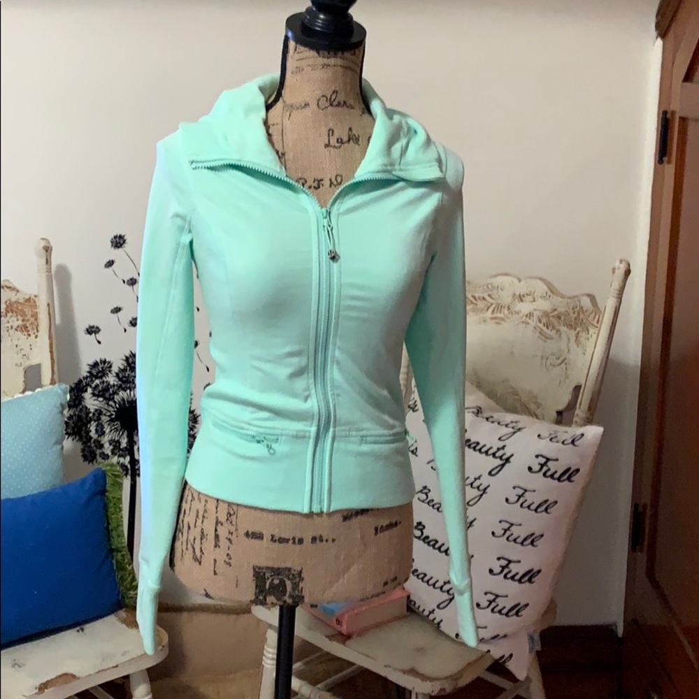 Lu Lu mint green jacket